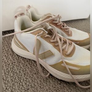 Veja Women's Beige and White Athletic Shoes size 8